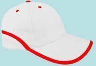 Şapka Promosyon Beyaz-Kırmızı As-502 Seri Şapka
