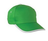 Şapka Promosyon Yeşil-Beyaz Biyeli As-702 Seri Şapka