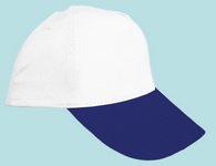 Şapka Promosyon Beyaz-Lacivert As-44 Seri Şapka