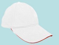 Şapka Promosyon Beyaz-Kırmızı As-51 Seri Şapka
