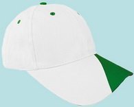 Şapka Promosyon Beyaz-Yeşil As-603 Seri Şapka